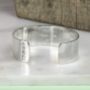 Personalised Silver Cuff, thumbnail 7 of 8