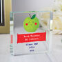 Personalised Teacher Glass Block Gift, thumbnail 1 of 5