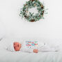 Personalised Any Wording Baby First Christmas Babygrow, thumbnail 5 of 11