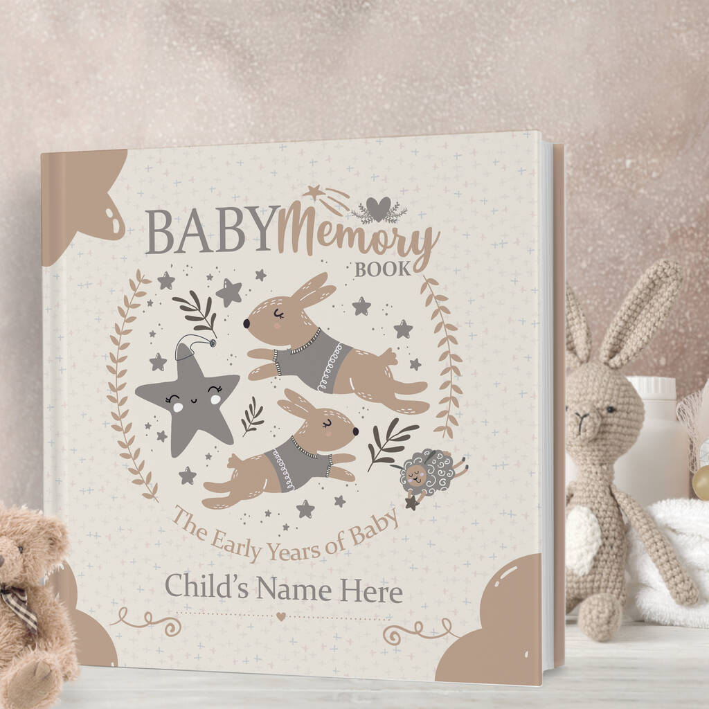Personalised Baby Memory Book, 1 of 12