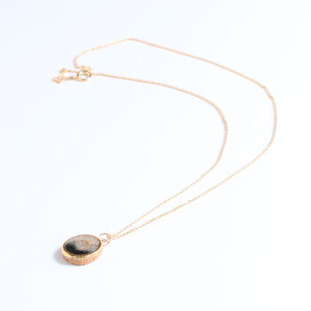 Ceramic, Glass And Gold Small Round Eclipse Pendant, 2 of 5