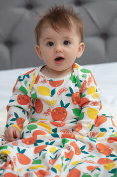 Hooded Baby Blanket Citrus, 2 of 8