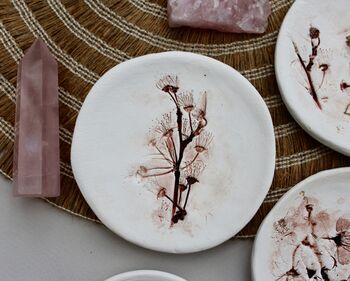 Cherry Blossom Imprinted Ceramic Bowls, 2 of 8
