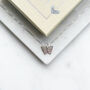 Sterling Silver Anklet, Silver Butterfly, thumbnail 1 of 3