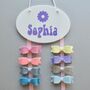 Personalised Hair Bow Holder Daisy Flower, thumbnail 1 of 9