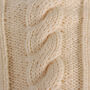 Personalised Ivory Knitted Pet Jumper, thumbnail 4 of 4