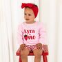 Personalised Summer Strawberry Embroidered 'One' First Birthday Sweatshirt Jumper, thumbnail 1 of 7