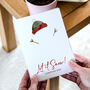 Paint Your Own Footprint Cards For Christmas, thumbnail 4 of 6