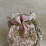 Pink Velvet Handcrafted Potli Bag, thumbnail 4 of 9