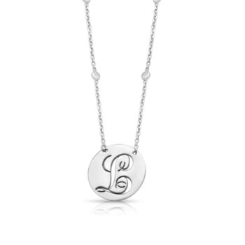 Personalised Initial Necklace On Rosary Chain, 4 of 4