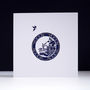 'Blue Willow Deconstructed' Part One Greetings Card, thumbnail 2 of 2