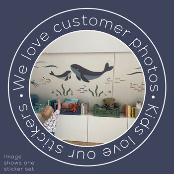Ocean Life Sea Theme Wall Stickers, 4 of 4