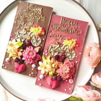Vegan Chocolate Flowers And Personalised Bicycle Gift, 5 of 8