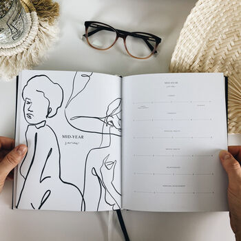 Body + Soul 12 Month Wellness Journal And Planner Cream, 10 of 12