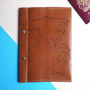 Personalised Leather Travel Journal Diary, thumbnail 1 of 9