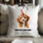 Personalised Cavapoo Birthday Congratulations Party Cushion, thumbnail 2 of 2