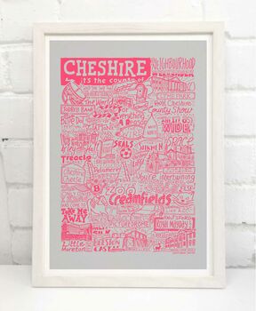 Cheshire Landmarks Print, 9 of 12