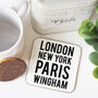 Personalised Location Coaster, thumbnail 3 of 3