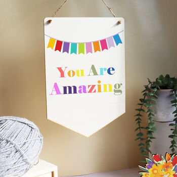 You Are Amazing Pennant Flag, 2 of 6