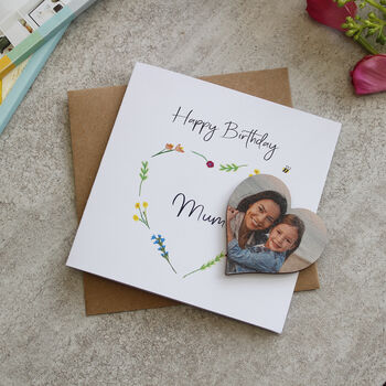 60th Birthday Personalised Photo Magnet Card, 6 of 6