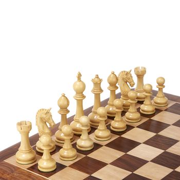 Armoured Staunton Rosewood Chess Set, 3 of 6