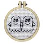 Bestie Boos! Halloween Mini Matchbox Cross Stitch Kit, thumbnail 2 of 3