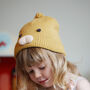 Baby Duck Knit Beanie Hat For Baby And Toddler, thumbnail 4 of 12