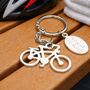 Personalised Cyclist Keyring, thumbnail 1 of 3