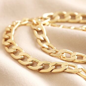 Chunky Chain Necklace In Gold Plating, 3 of 5