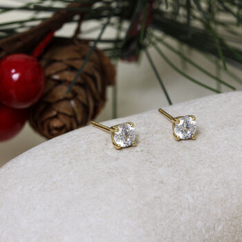 Handmade Solitaire Diamond Or Moissanite Earrings, 5 of 5
