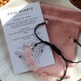 Love And Serenity Rose Quartz Adjustable Bracelet, thumbnail 2 of 5