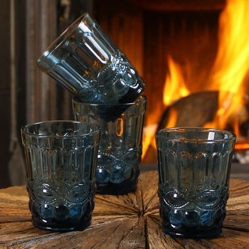 Spooky Blue Halloween Party Glassware, 4 of 4