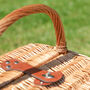Personalised Traditional Oval Picnic Hamper, thumbnail 8 of 9