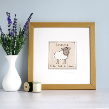 Personalised Sheep 7th Wedding Anniversary Card, 4 of 12