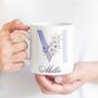 Personalised Mug With Initial And Mame, thumbnail 1 of 2