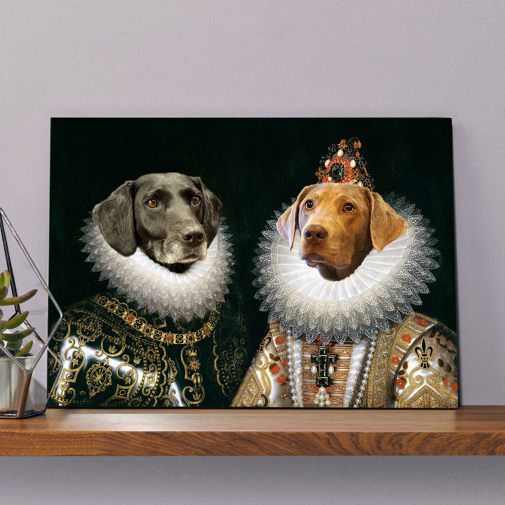 Royal Pet Portrait By Astrid Brisson