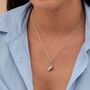 Takeaway Coffee Cup Charm Necklace, Sterling Silver Or 18ct Gold Plated, thumbnail 5 of 11