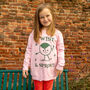 Twist And Sprout Girls' Christmas Jumper, thumbnail 3 of 4