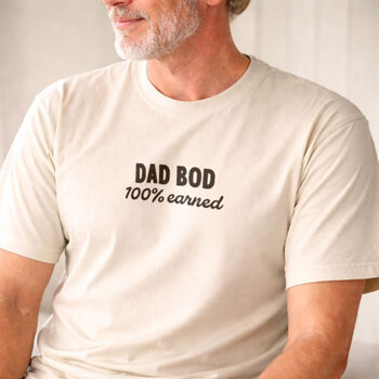 Dad Bod Cotton T Shirt, 3 of 5