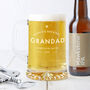 'Worlds Greatest Grandad' Personalised Beer Tankard Father's Day Gift, thumbnail 2 of 4