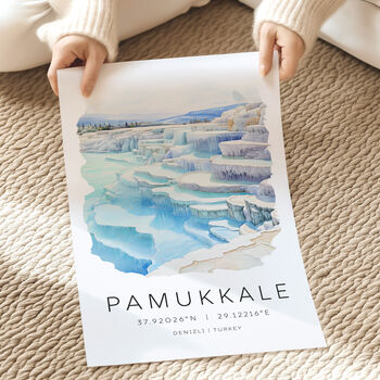 Salar De Uyuni Bolivia Salt Flats Travel Poster, 2 of 7