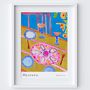 Oysters Table Scene Art Print, thumbnail 4 of 4