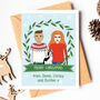 Personalised Couple Christmas Card Or Pack, thumbnail 2 of 6