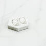 Sterling Silver 40th Birthday Circle Earrings, thumbnail 5 of 12
