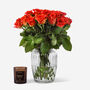 Orange Naranga Rose Fresh Bouquet, thumbnail 1 of 2