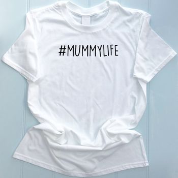 Women's #Mummylife T Shirt Assorted Colours, 3 of 3