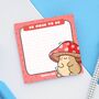 Mushroom Sticky Notes | Cute Stationery, thumbnail 4 of 5