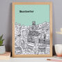 Personalised Manchester Print, thumbnail 9 of 10