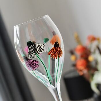 Coneflower Wine Glass, 4 of 7