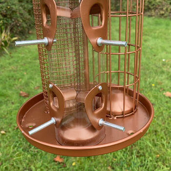 Set Of Two Seed, Nut And Fatball Bird Feeders, 5 of 9
